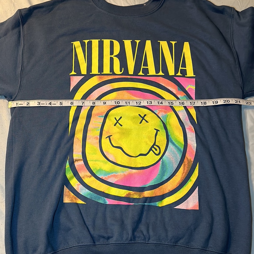 Nirvana Nevermind Logo Sweatshirt - image 4